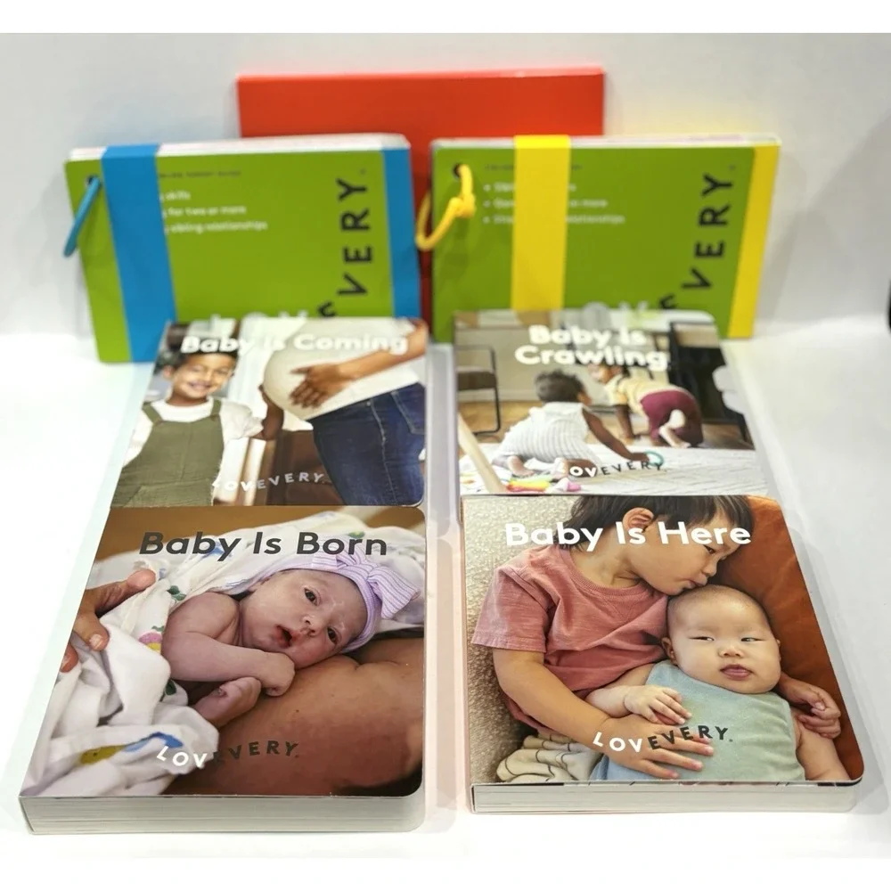 Lovevery Baby Development Flash Cards Parent Guides Complete Box Learning Set